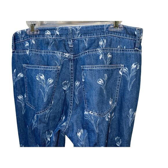 Current/Elliott The Fling Mid-Rise Relaxed Straight Jeans Size 30 - Picture 6 of 9